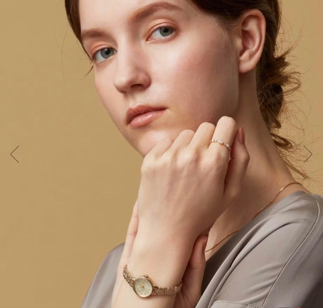 agate ラウンドフェイスウォッチ(箱・保証書付)