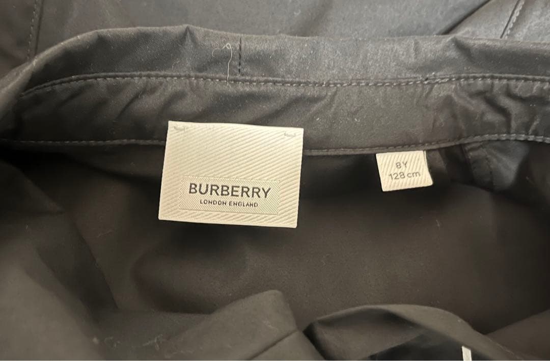 BURBERRY バーバリー ホースフェリー シャツ ワンピース ブラック 8Y