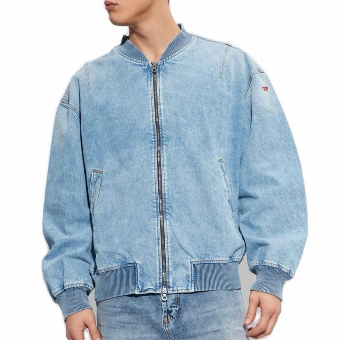 ジャケット・アウター D-Vinz Bomber jacket in clean-wash denim
