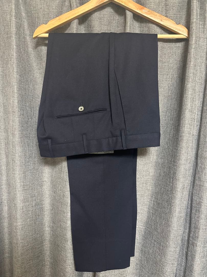 PT トリノ スーパースリムフィット スラックス ネイビー