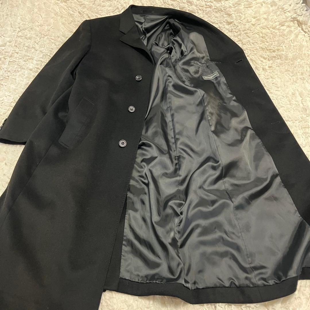 美品【カシミヤ100%】リッケンバッカー チェスターコート ロングコート A7