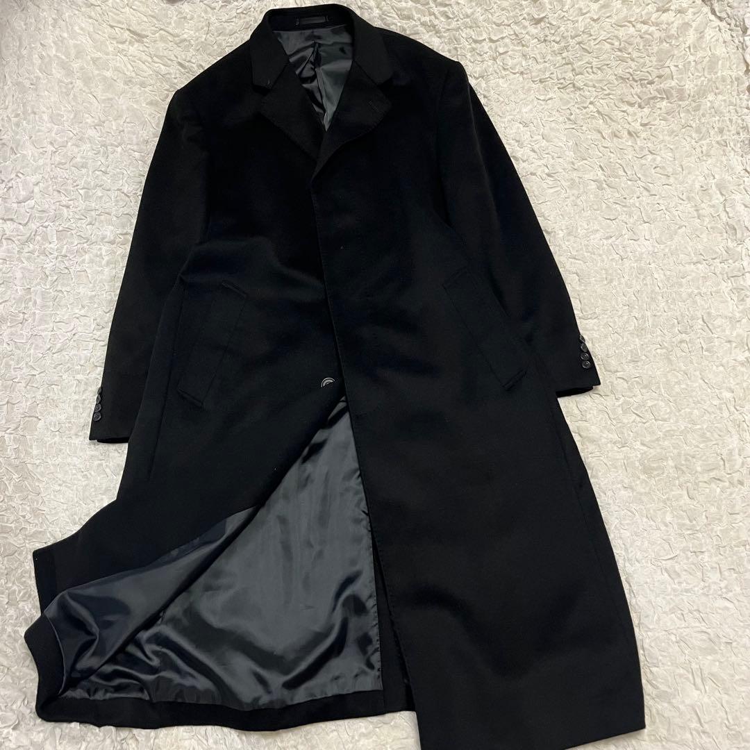 美品【カシミヤ100%】リッケンバッカー チェスターコート ロングコート A7