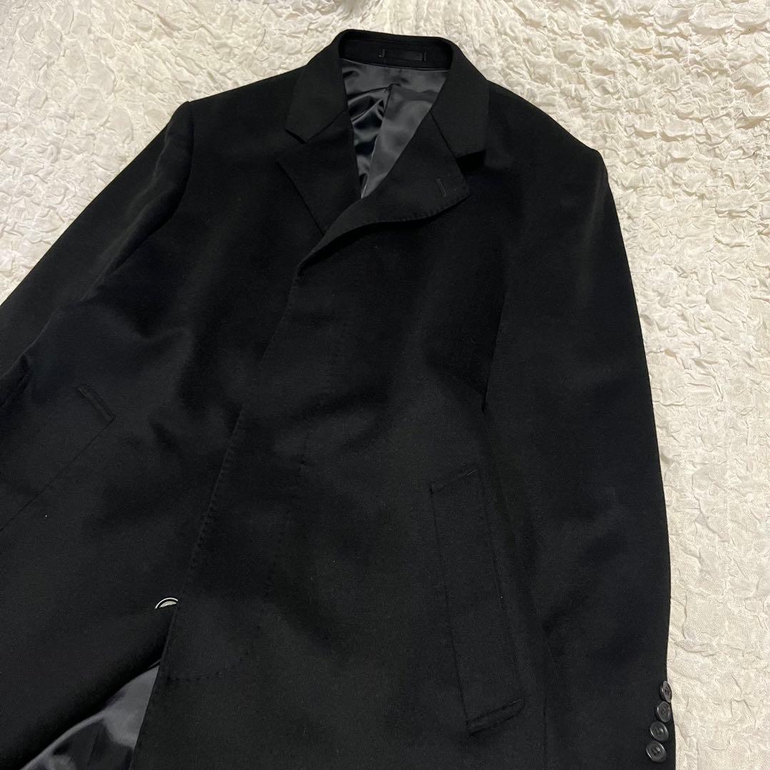 美品【カシミヤ100%】リッケンバッカー チェスターコート ロングコート A7