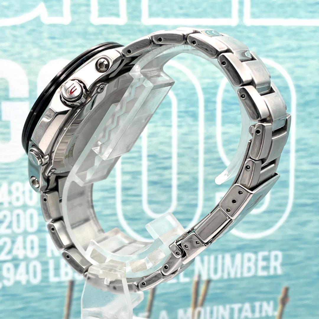 カシオ エディフィス EQW 電波ソーラー クロノグラフ メンズ時計 ステンレス