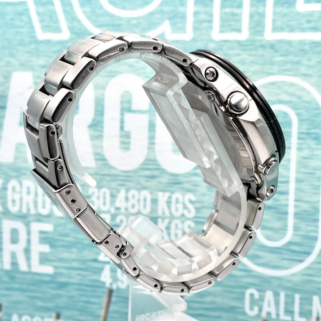 カシオ エディフィス EQW 電波ソーラー クロノグラフ メンズ時計 ステンレス