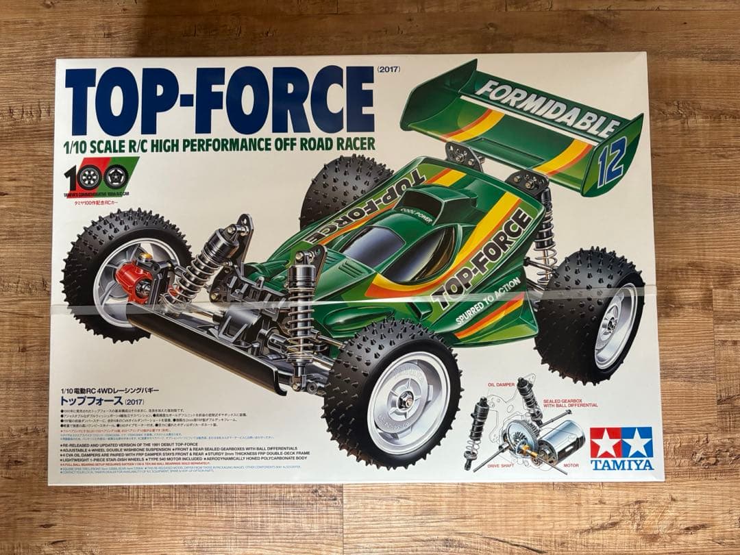 タミヤ　トップフォース （2017）1/10 レーシングバギー（新品未組立）