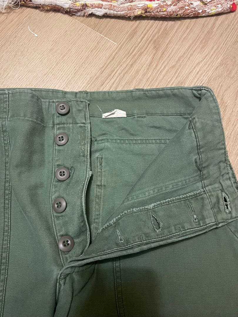60's US ARMY ベイカーパンツ OG-107 32×29