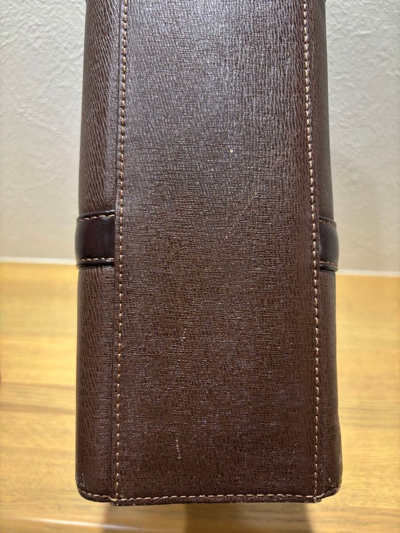 Burberrys バーバリーズ　ブラウンレザー バンドバッグ