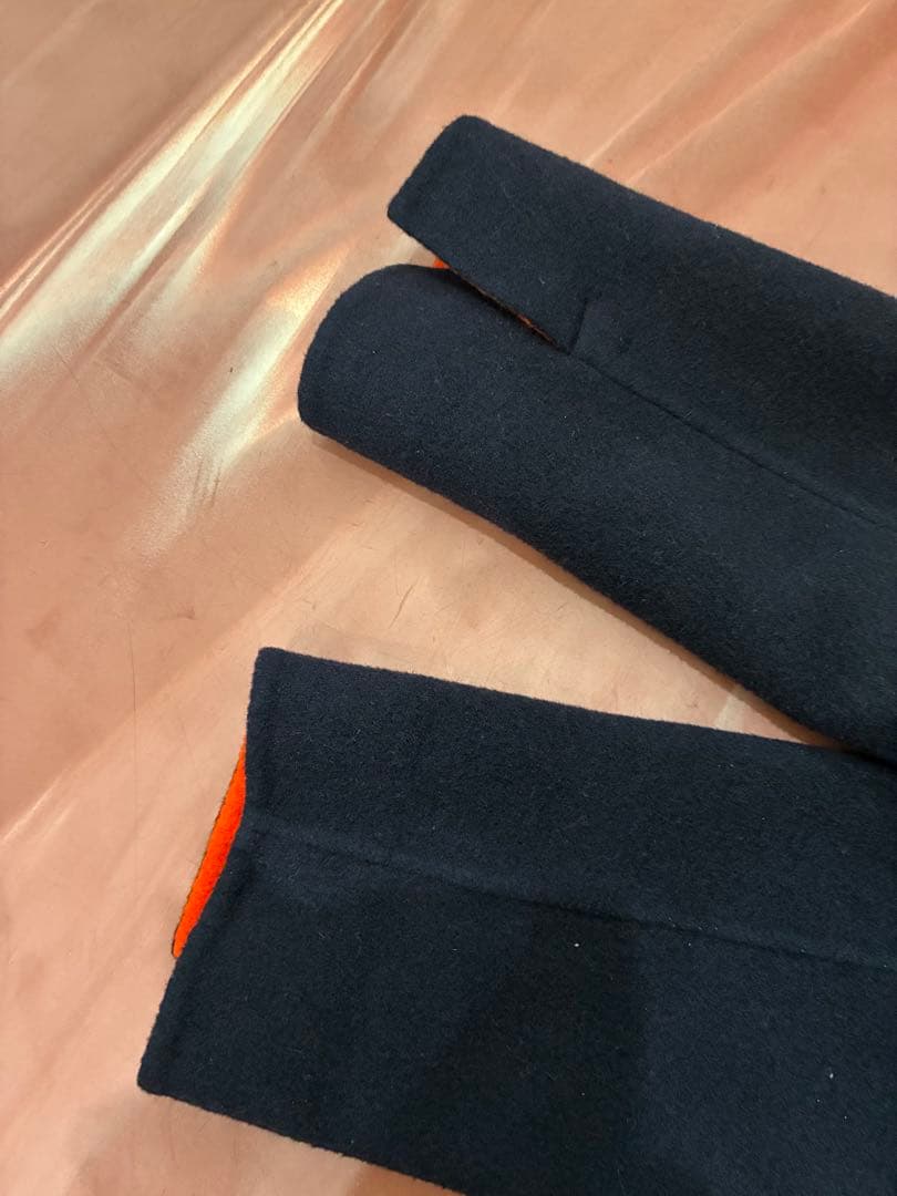 k*i様 【美品】ENFÖLD ノーカラーリバーコート ロングコート バイカラー