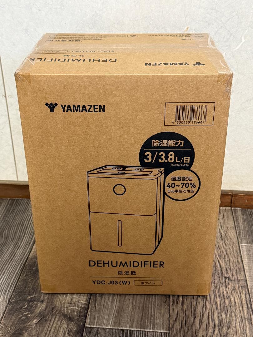 k*l様 新品 未開封 YAMAZEN 除湿機 YDC-J03(W) コンプレッ
