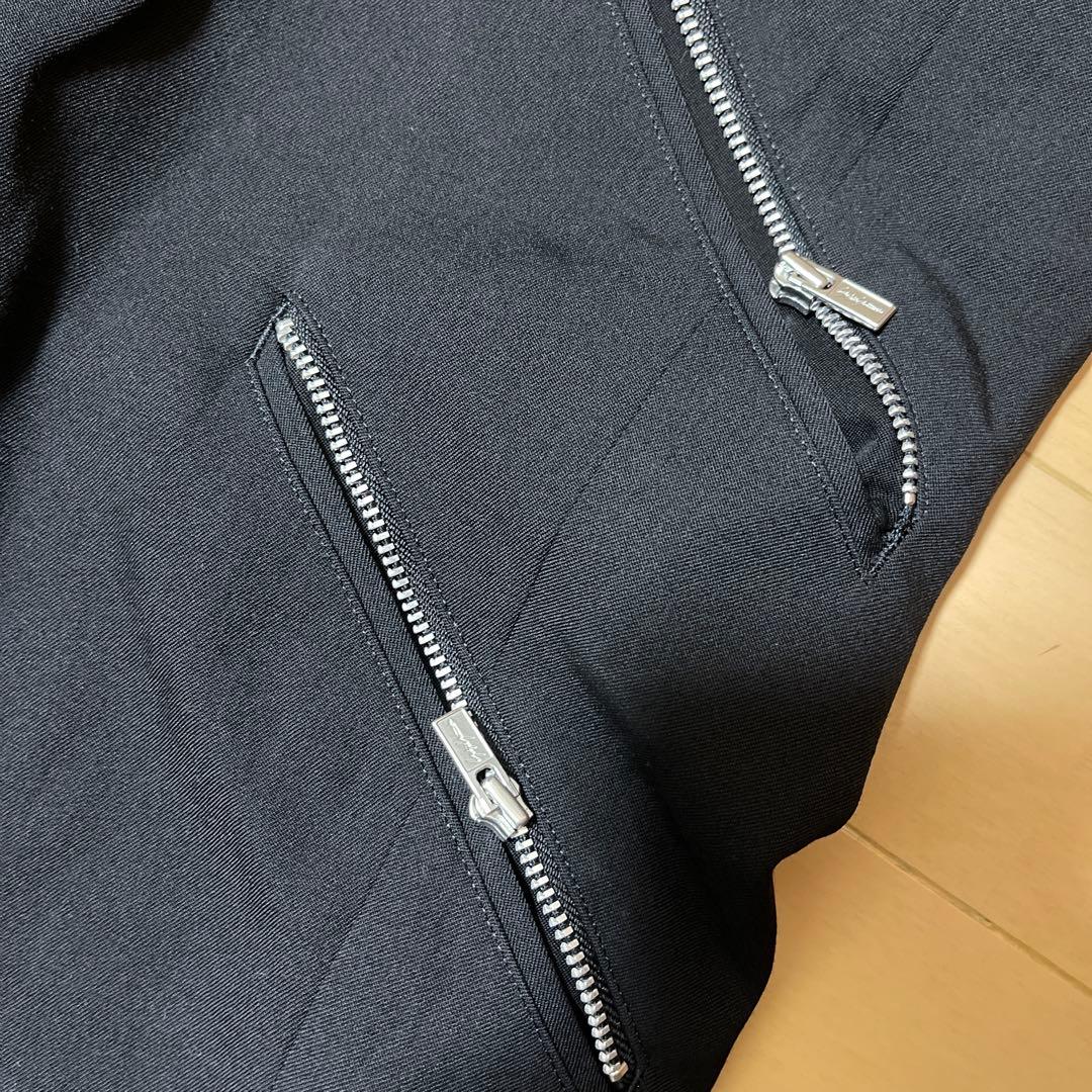定価約9万美品　ヨウジヤマモトプールオム　ファスナーサルエルパンツ　袴　カラス