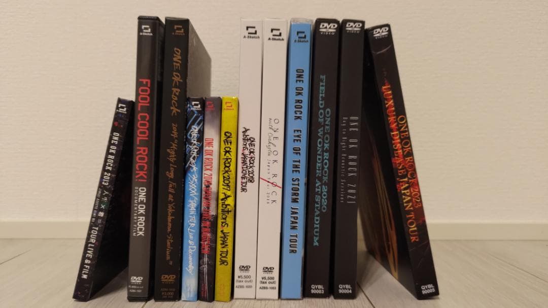 今だけ大幅値下げ【ONE OK ROCK（ワンオク） DVD】１２枚セット