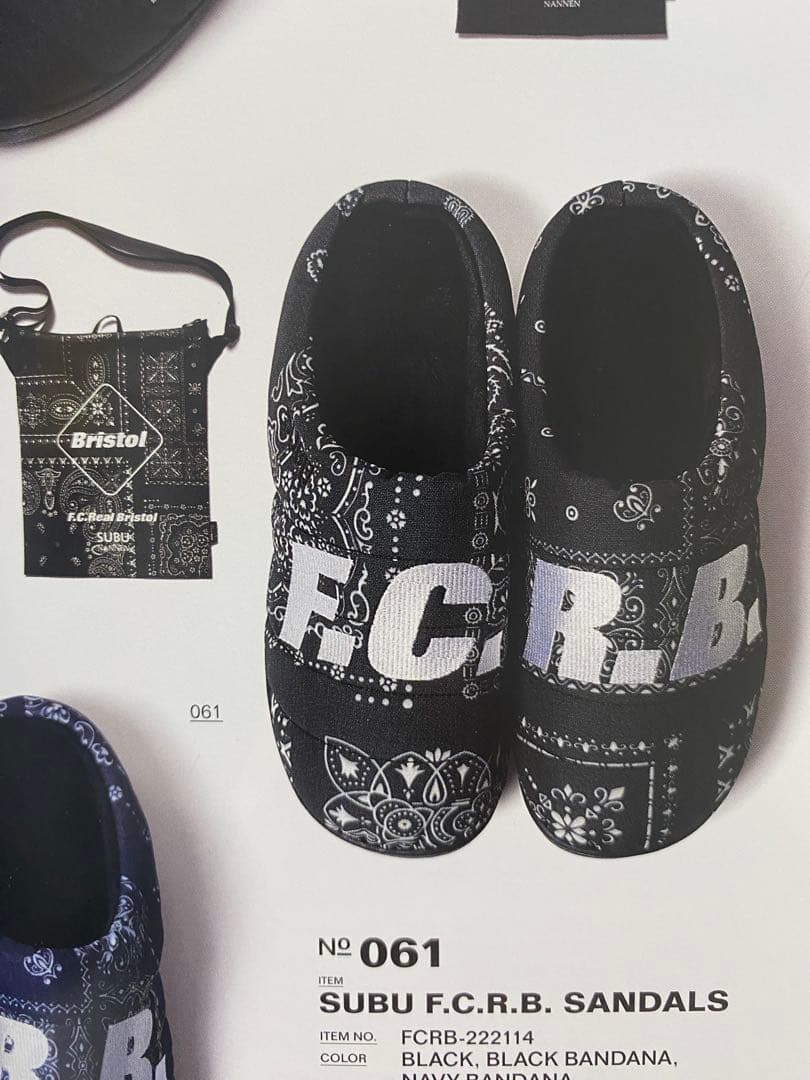 靴 F.C.Real Bristol SUBU SANDALS M26.0-27.5