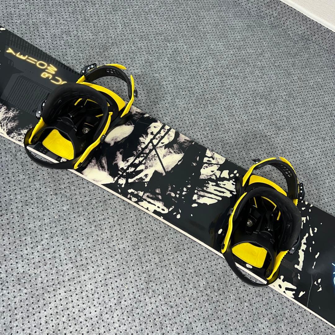 7-８回使用 154cm yellow bus×バインディング MLサイズ