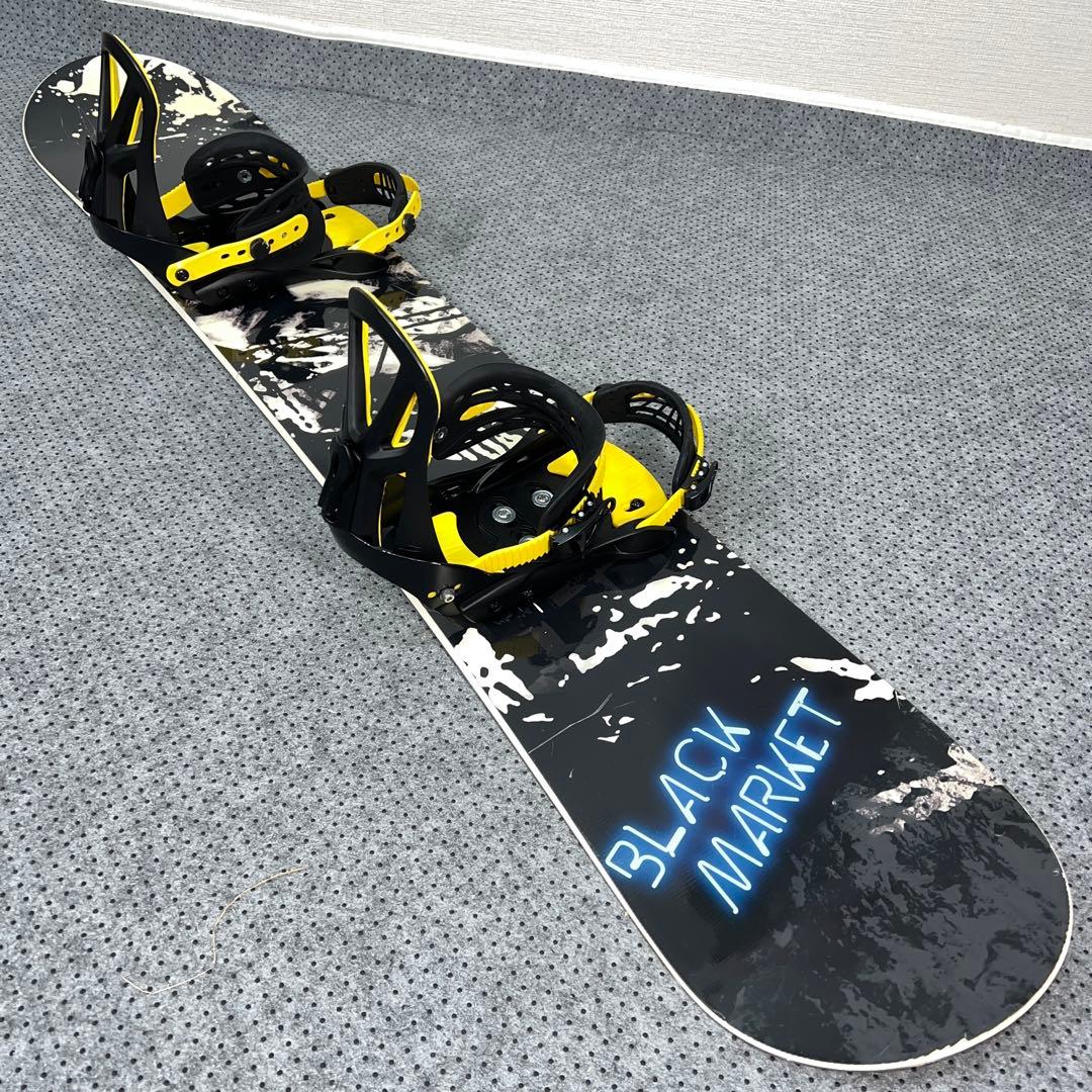 7-８回使用 154cm yellow bus×バインディング MLサイズ