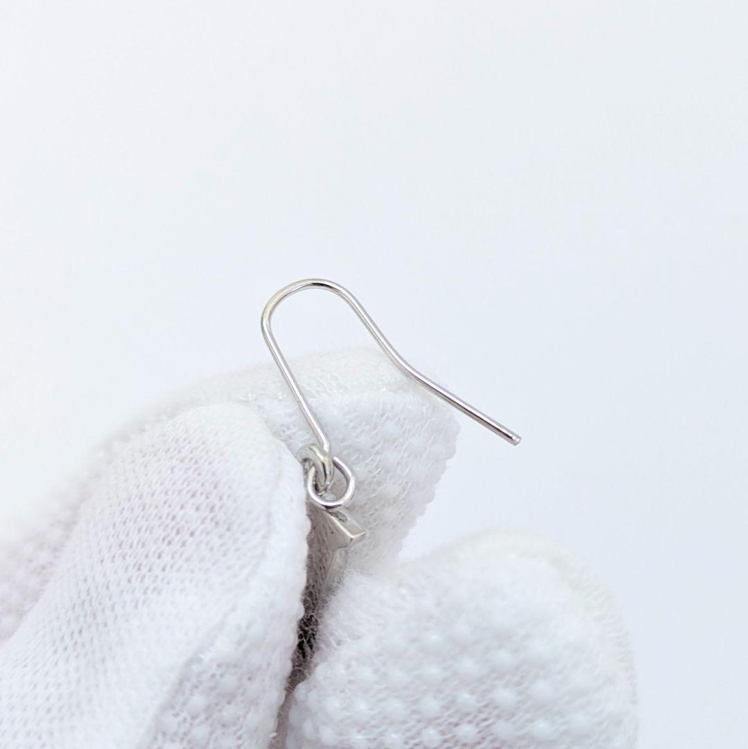 極美品✨ディオール ピアス 銀 トロッター ラインストーン シルバーアクセ