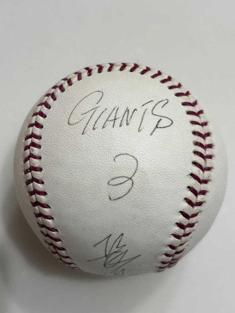 長嶋茂雄　2000年 ON決戦　試合未使用球　NPB 直筆サイン