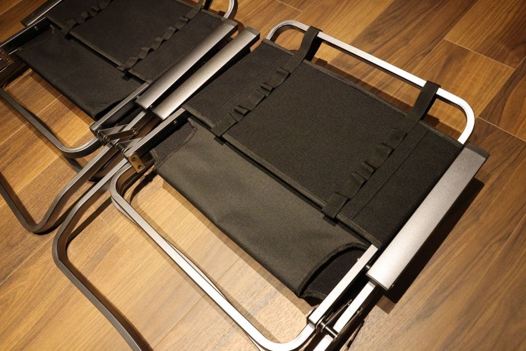 1度使用のみゼインアーツ LADE CHAIR レードチェアブラック 2脚セット