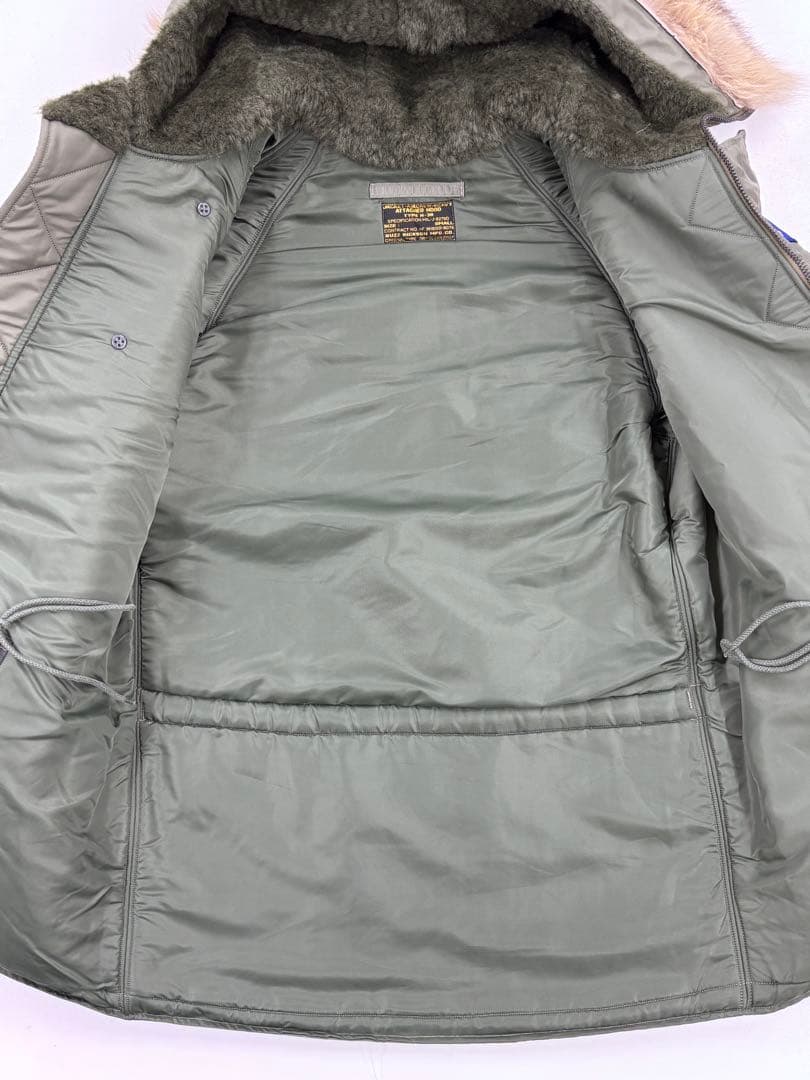 未使用級 Buzz Ricksons N3B フライトジャケット セージグリーン