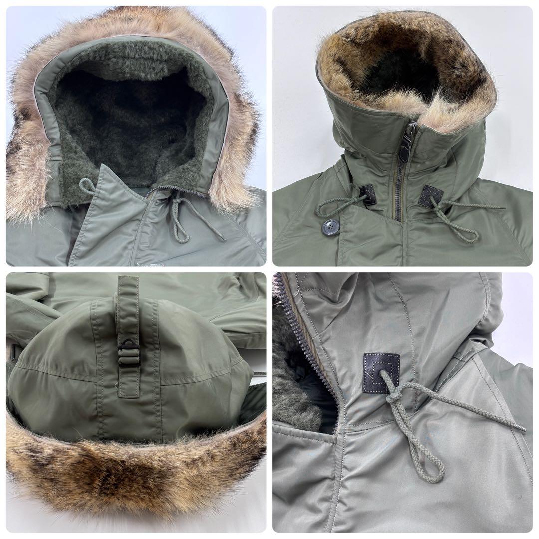 未使用級 Buzz Ricksons N3B フライトジャケット セージグリーン