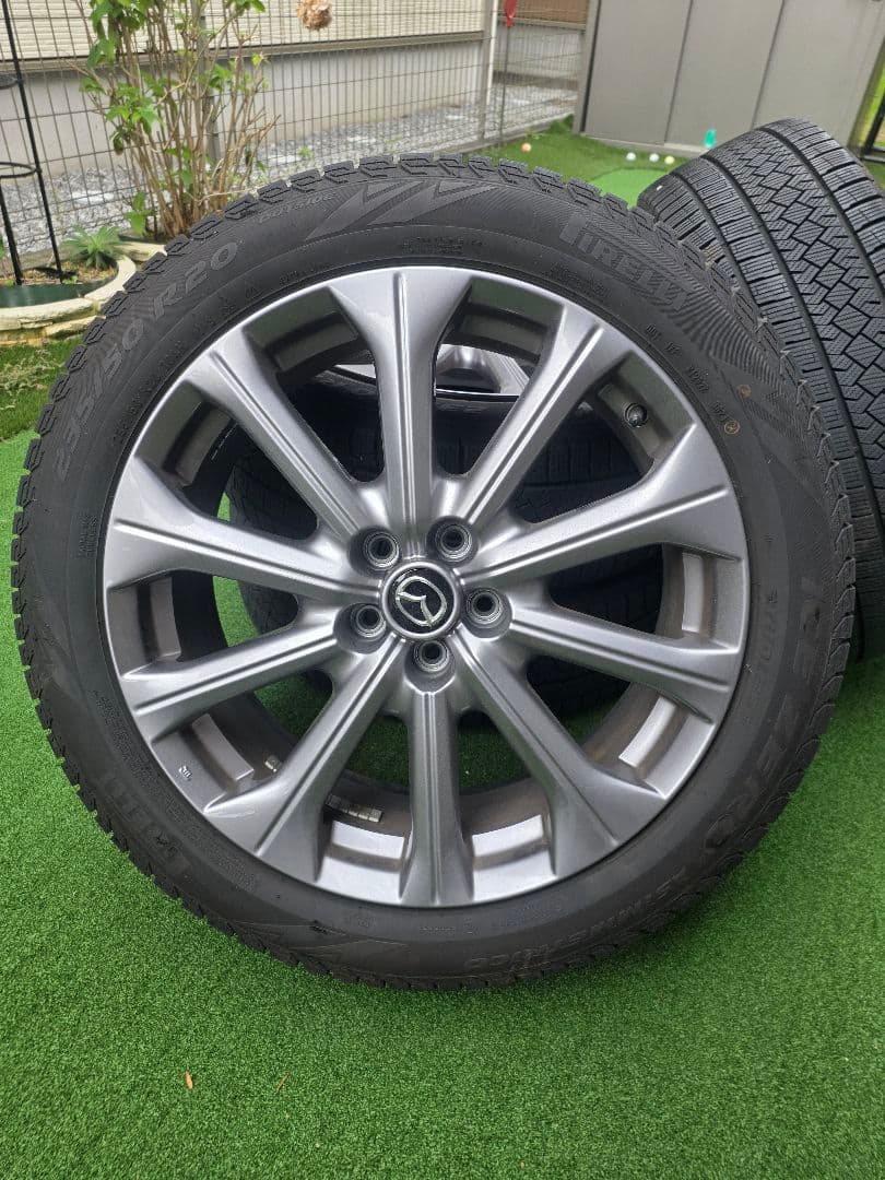 【バリ山！】マツダ純正20インチホイール スタッドレスセット CX80 CX60