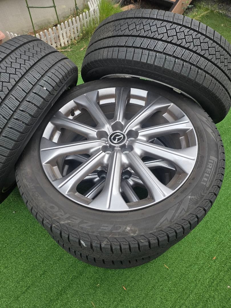 【バリ山！】マツダ純正20インチホイール スタッドレスセット CX80 CX60