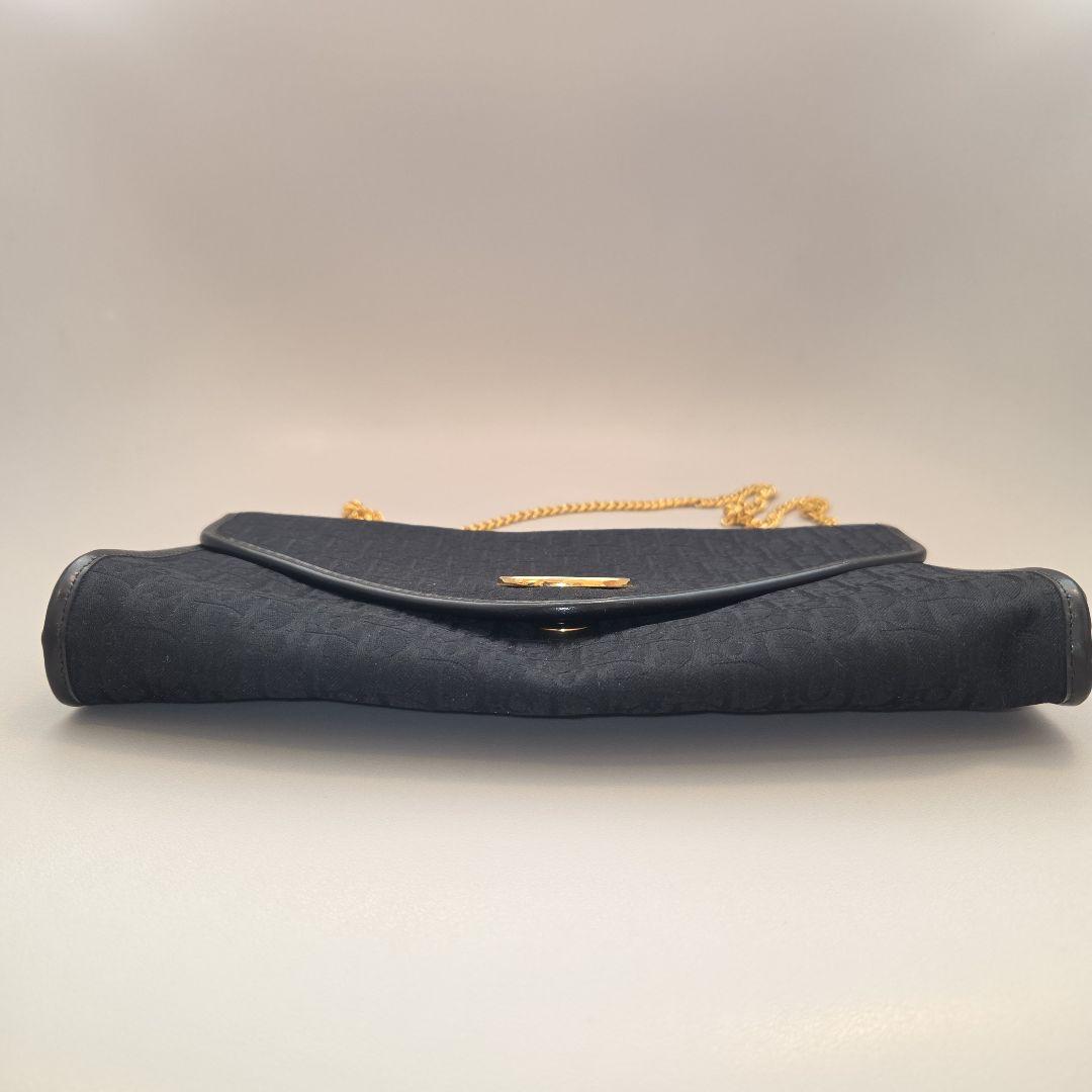 Dior トロッター クラッチバッグ ショルダーバッグ ゴールドチェーン