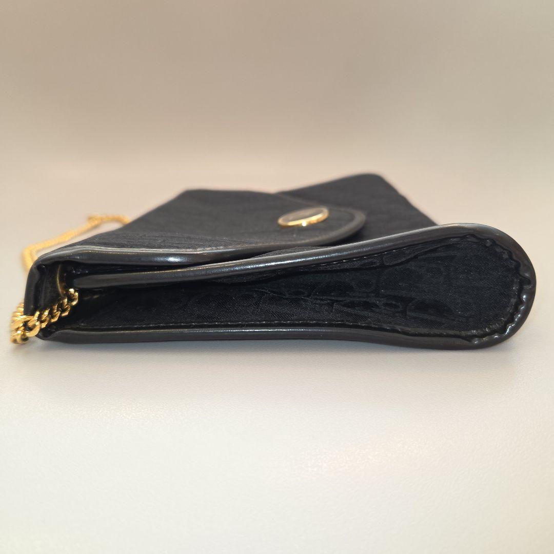 Dior トロッター クラッチバッグ ショルダーバッグ ゴールドチェーン