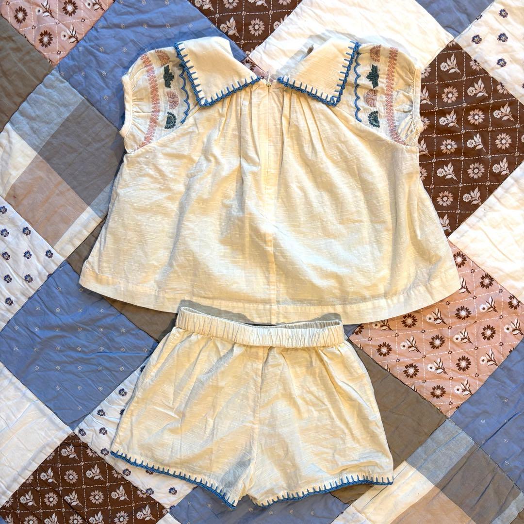 美品　3-5y apolina セットアップ　アポリナ