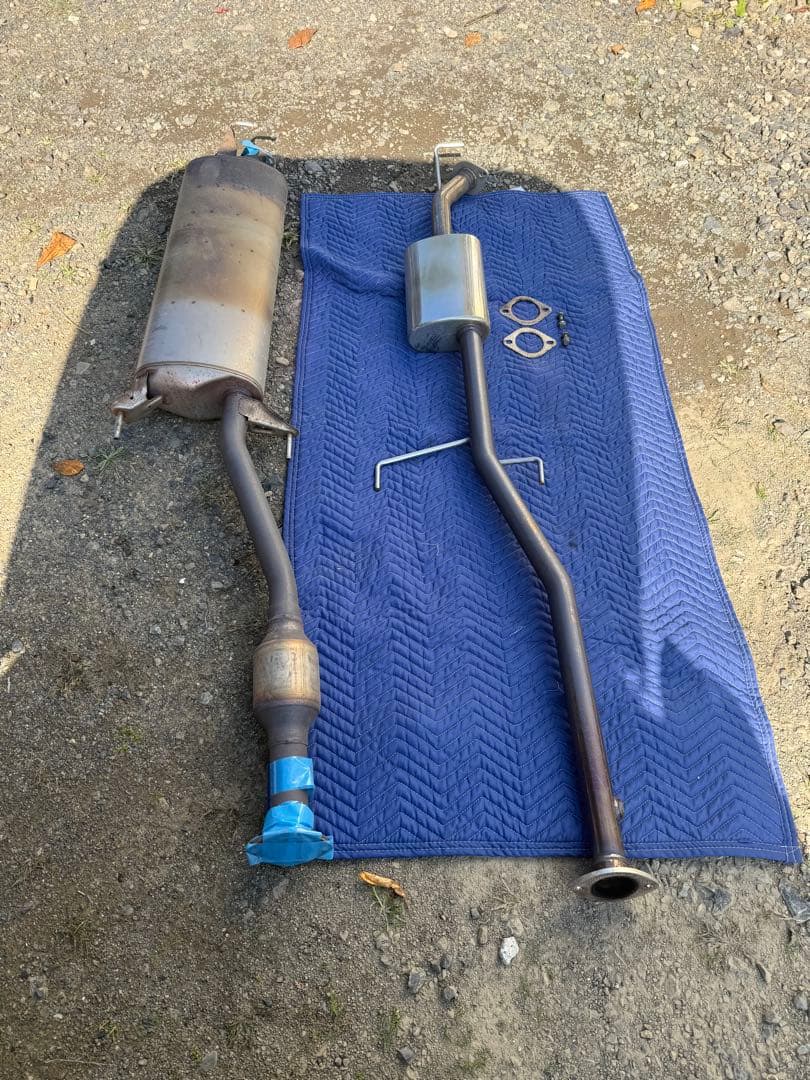 60系ハリアー 中間マフラー スリーキャッツプレミアムBass