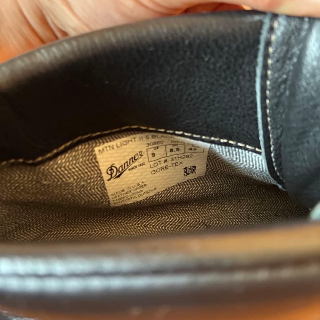 ダナー danner マウンテンライトⅡ ブラック