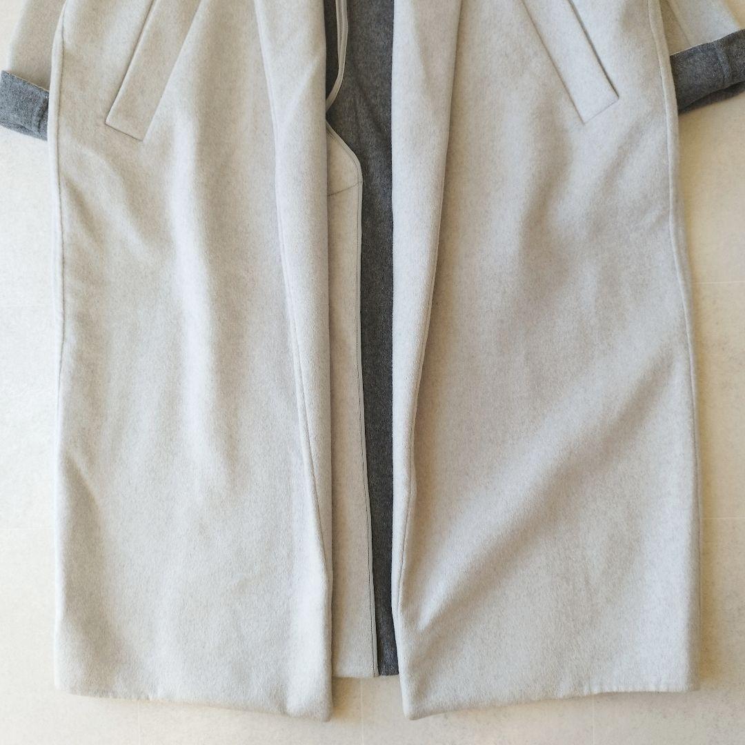 Dia grande様✨エンフォルド チェスターコート バイカラー ライトグレー