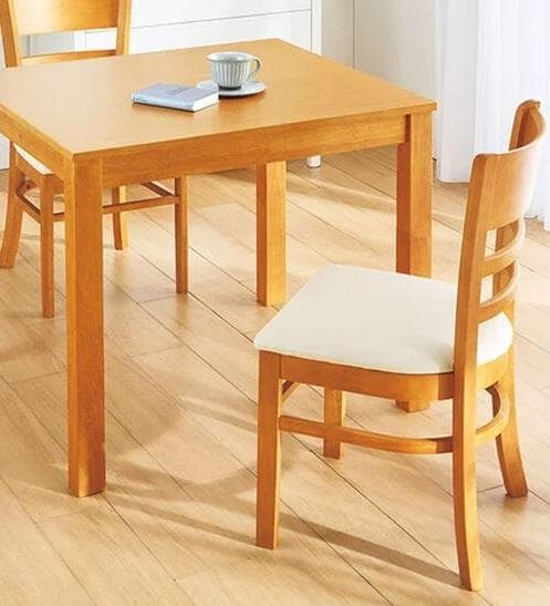 【nini】天然木ダイニングチェア2脚セットナチュラル 完成品