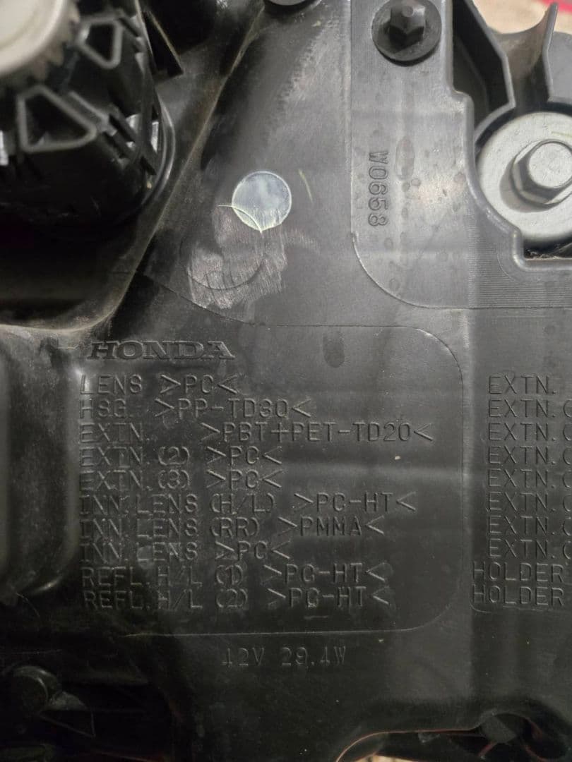 KC2　ホンダ　レジェンド　前期　ヘッドライト　助手席側