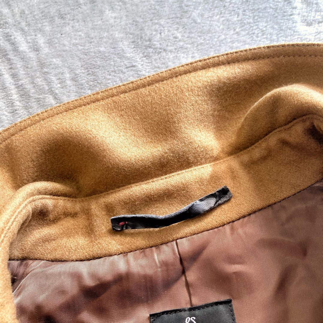 美品 PS Paul Smith トレンチコート ダブル カシミヤ混 キャメル