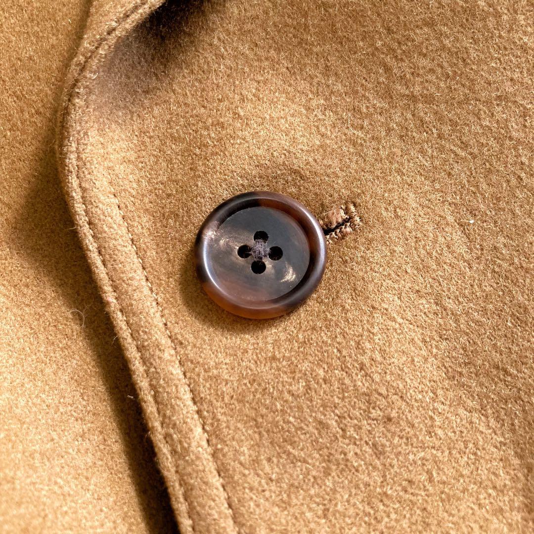 美品 PS Paul Smith トレンチコート ダブル カシミヤ混 キャメル