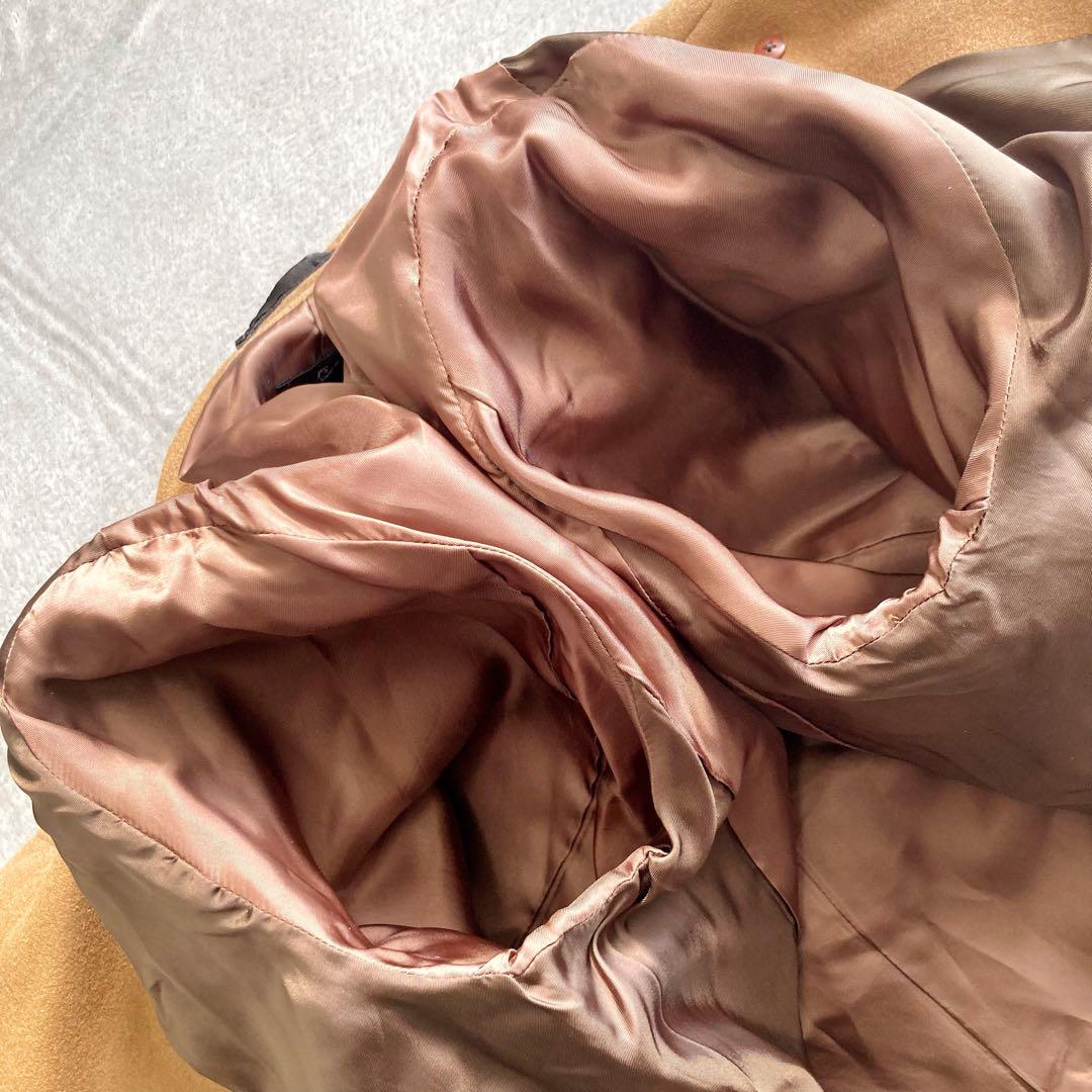 美品 PS Paul Smith トレンチコート ダブル カシミヤ混 キャメル