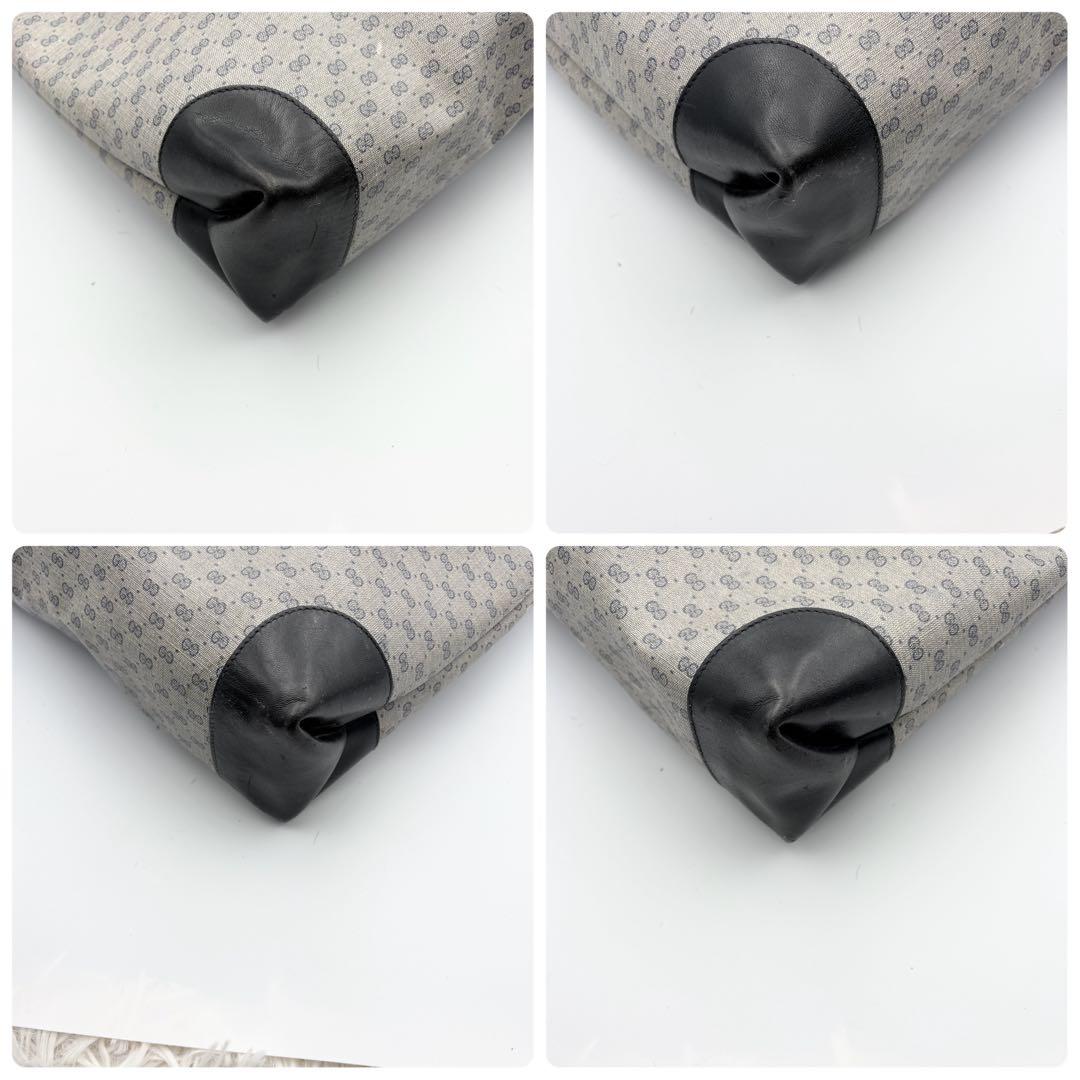 オールドグッチ トートバッグ シェリーライン インターロッキング PVC 本革