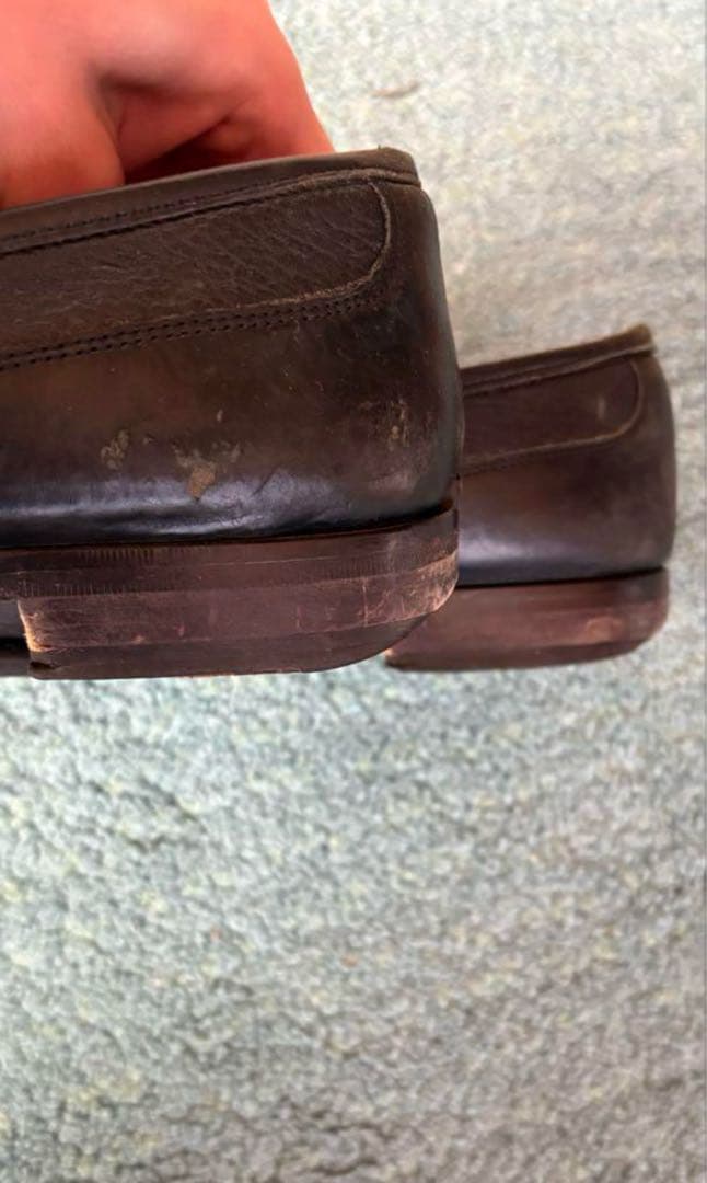 ジョンストン＆マーフィー ブラックローファー