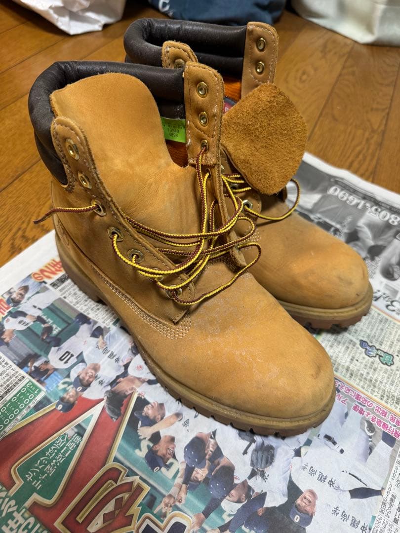 Timberland 防水スエードワークブーツ
