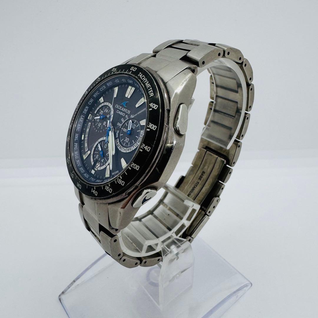 ✨CASIO✨OCEANUS✨ソーラー✨電波時計✨WA-10BAR✨腕時計✨