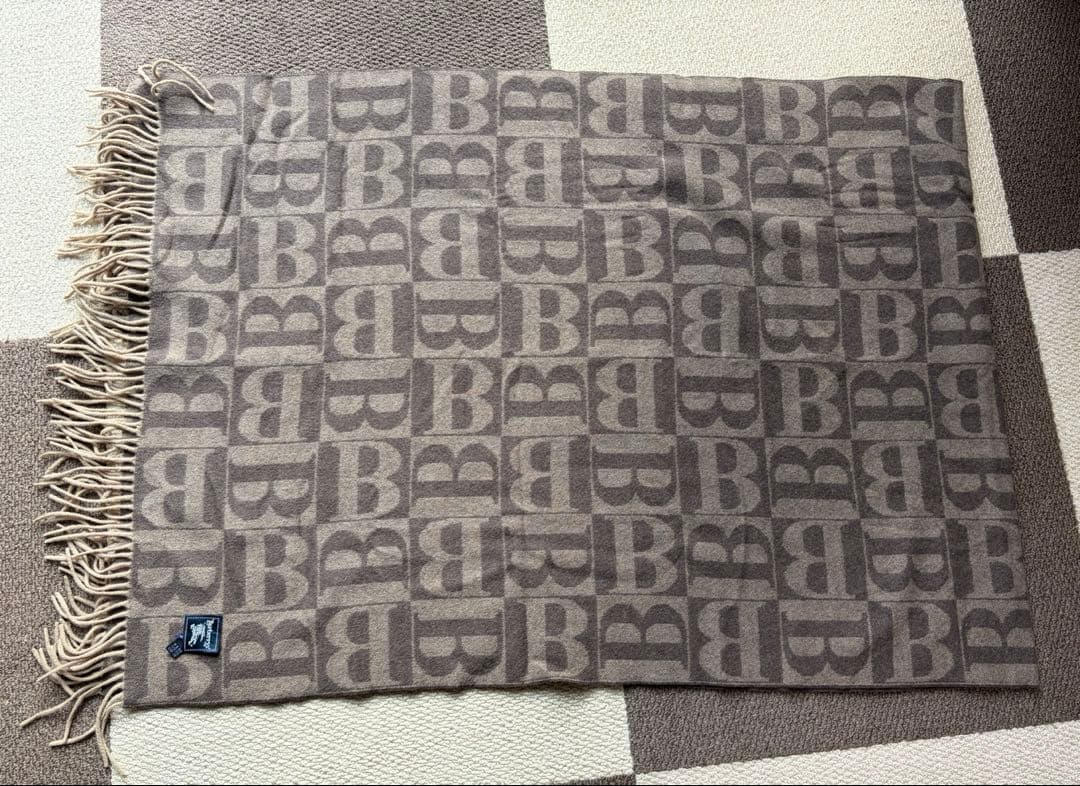 Burberrys バーバリー　 Bロゴ　チェック柄　大判　ストール　マフラー