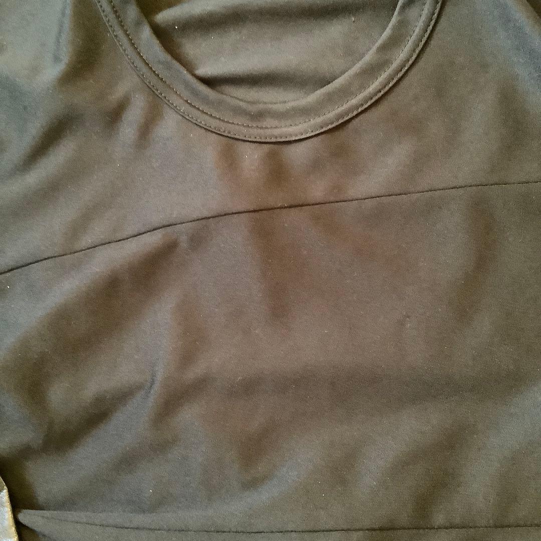 COMME des GARCONS 2024FWフェイクレザーフリルカットソー