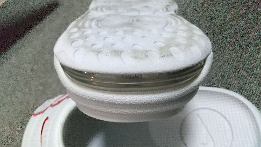 Nike エアクッションスポーツサンダル ホワイト/レッド