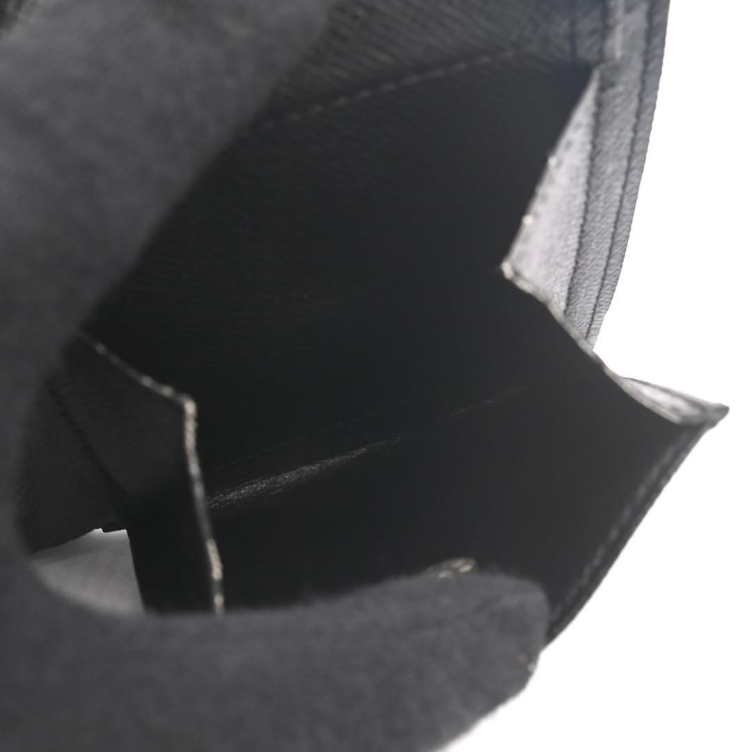 ルイヴィトン マルコ ダミエ グラフィット 二つ折り財布 ブラック グレー