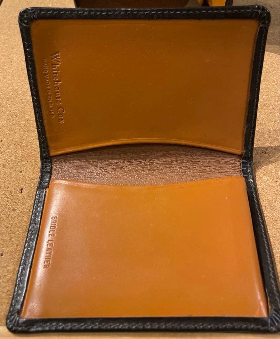 White house Cox⚫️USED財布・名刺入れ