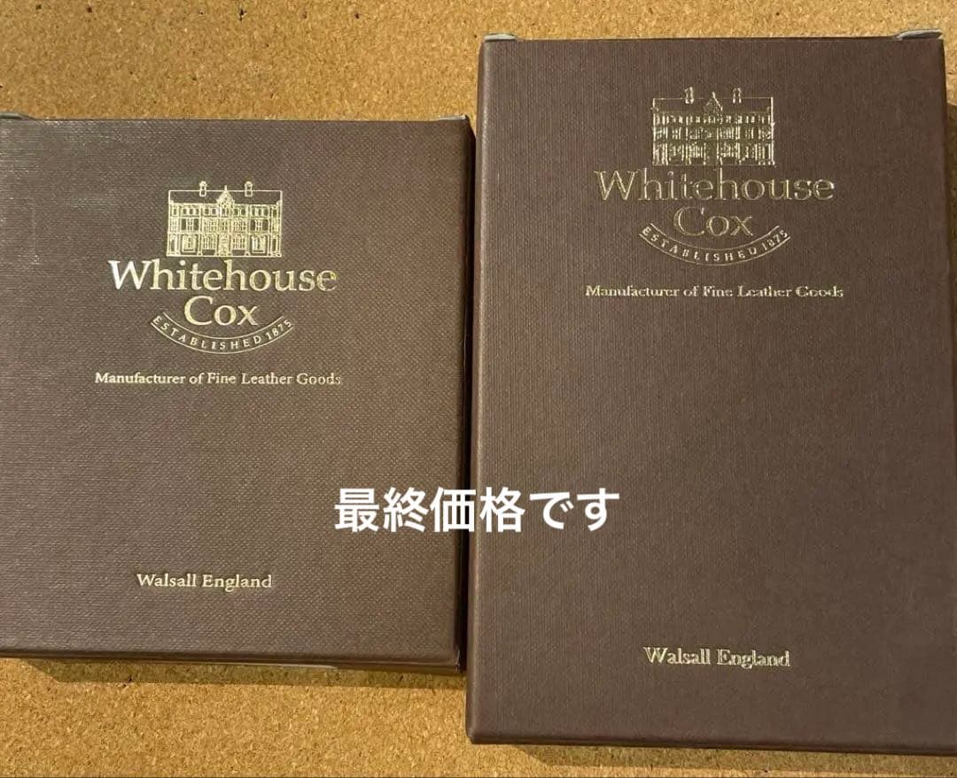 White house Cox⚫️USED財布・名刺入れ