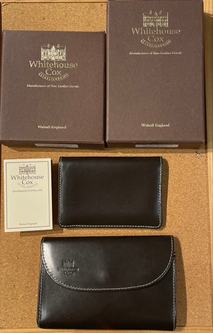 White house Cox⚫️USED財布・名刺入れ