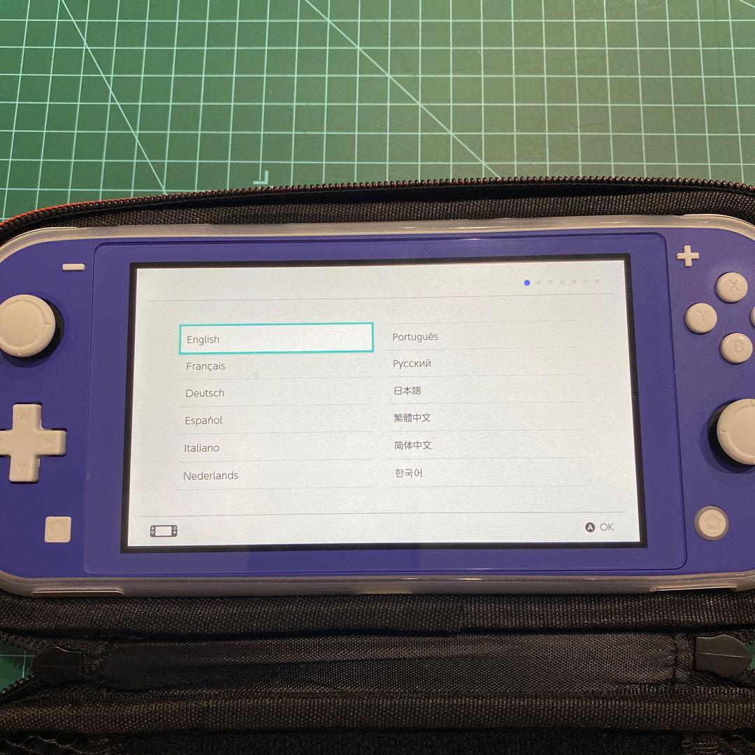 Nintendo Switch Lite パープル 本体　美品　ケース付き