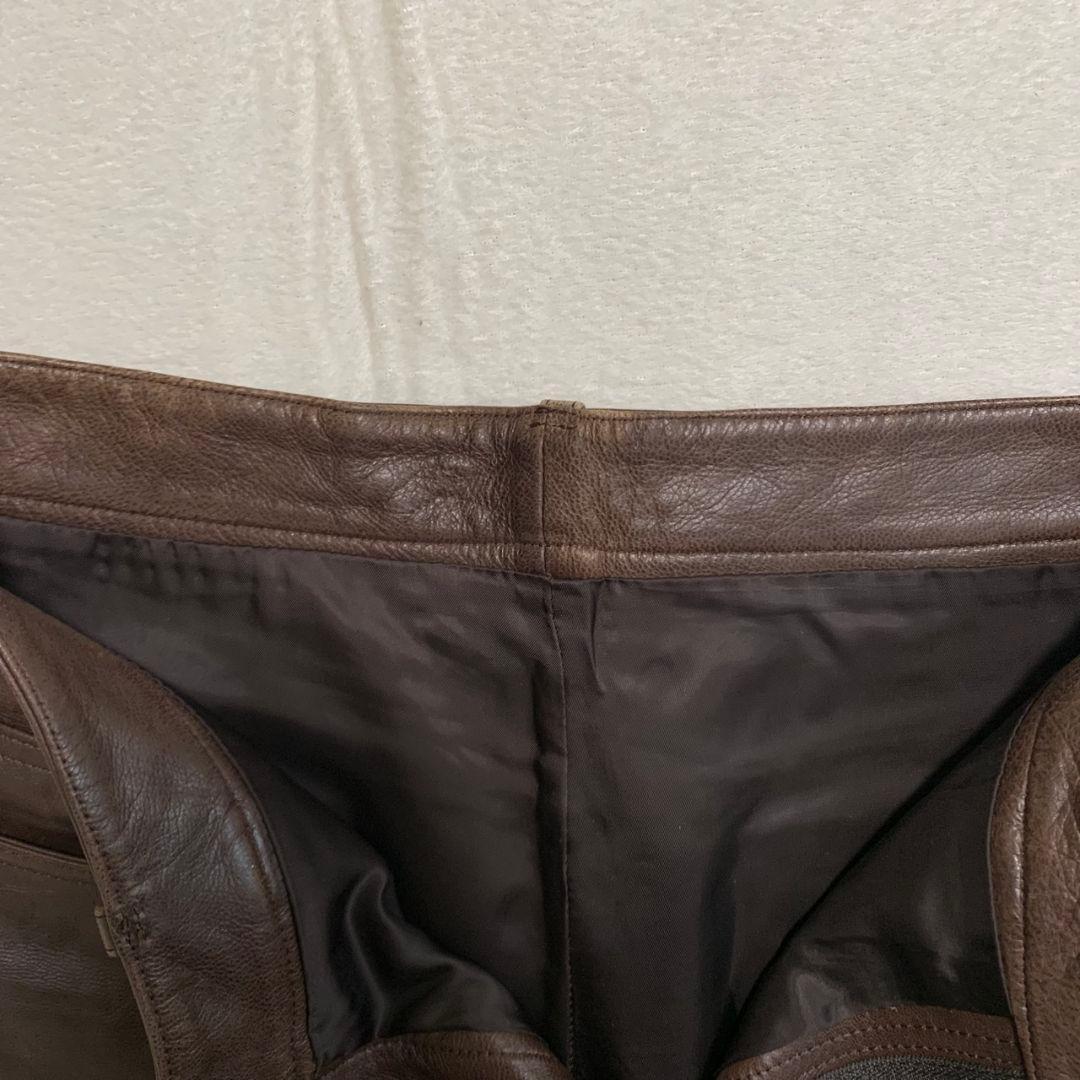 【最高級】ポールスミスコレクション / ゴートスキン レザーパンツ